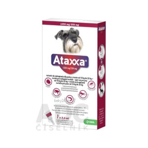 Ataxxa 1250 mg/250 mg (psy od 10 kg do 25 kg)