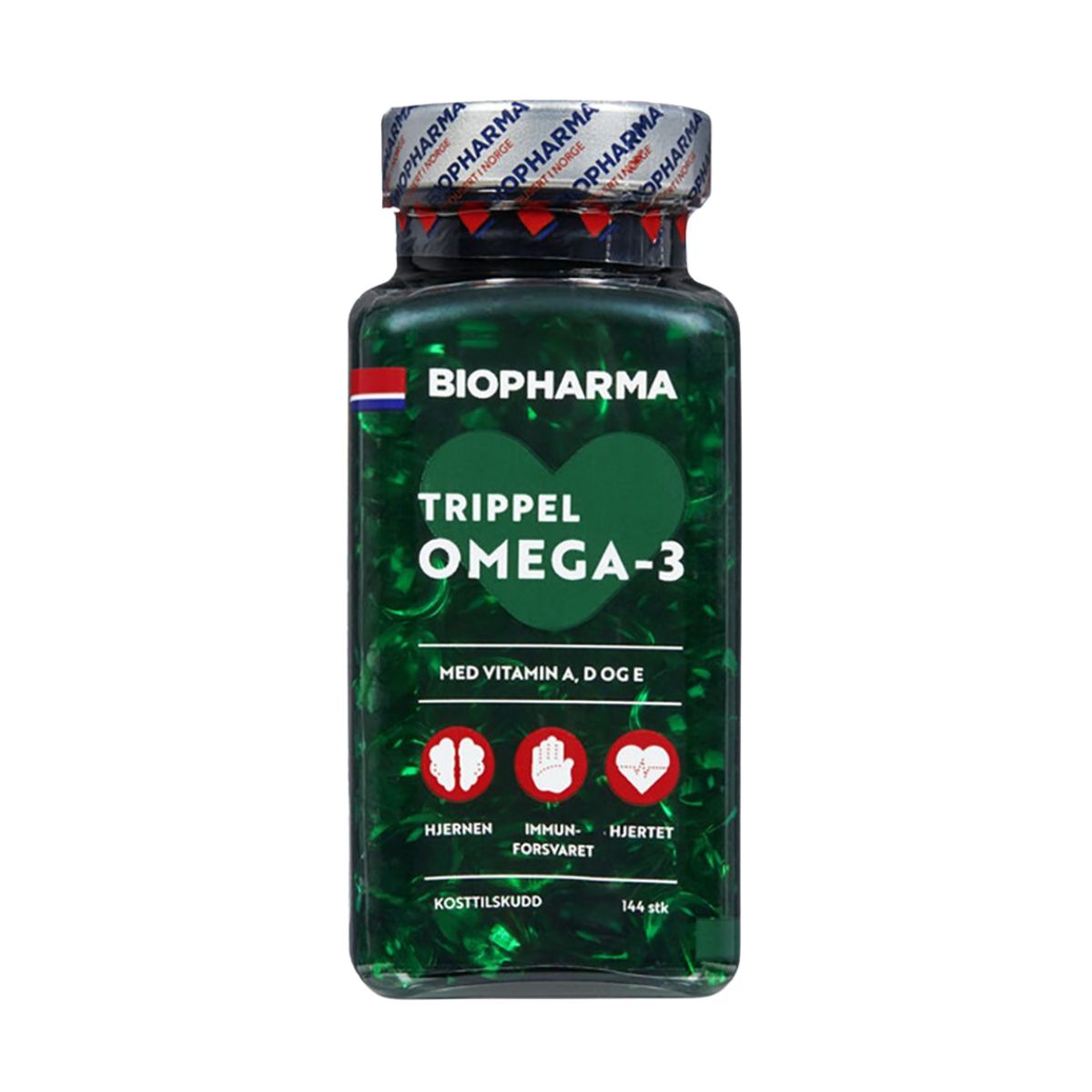 Trippel Omega 3 - Biopharma - 144 kapsúl