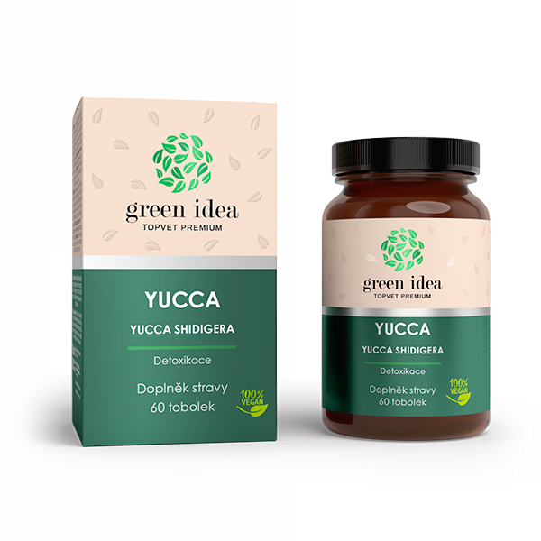 Yucca – bylinný extrakt – 60 kapsúl – Green idea