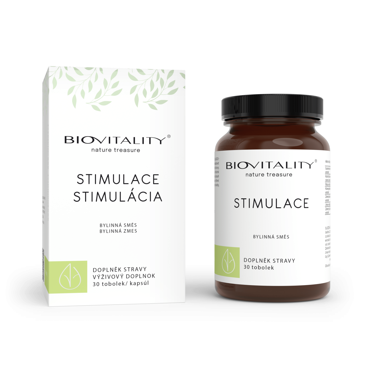 Stimulácia – bylinný komplex – kapsuly 30 ks – Green idea