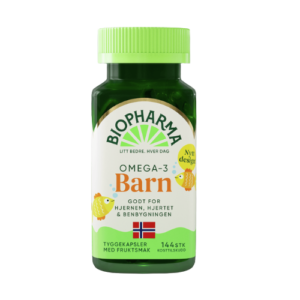 HLH BioPharma Omega 3 detské žuvacie kapsule 144 kapsúl