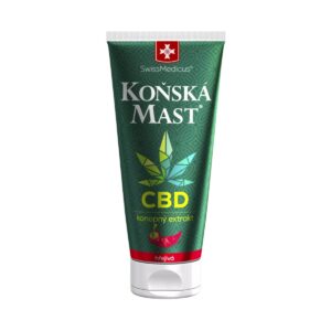Konská masť s CBD hrejivá 200 ml – SwissMedicus