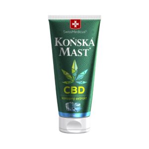 Konská masť s CBD chladivá 200 ml – SwissMedicus