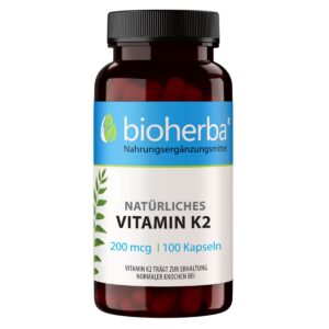 Prírodný vitamín K2 200 mcg – 100 kapsúl – Bioherba