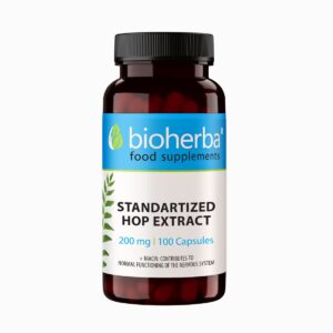 Chmeľ extrakt 200 mg – 100 kapsúl – Bioherba