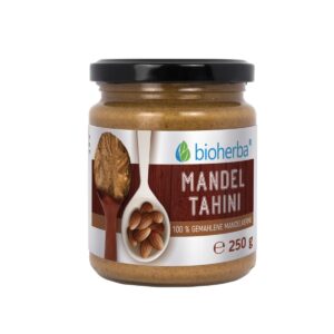 100 % mandľové tahini z mletých mandľových jadier – 250 g – Bioherba