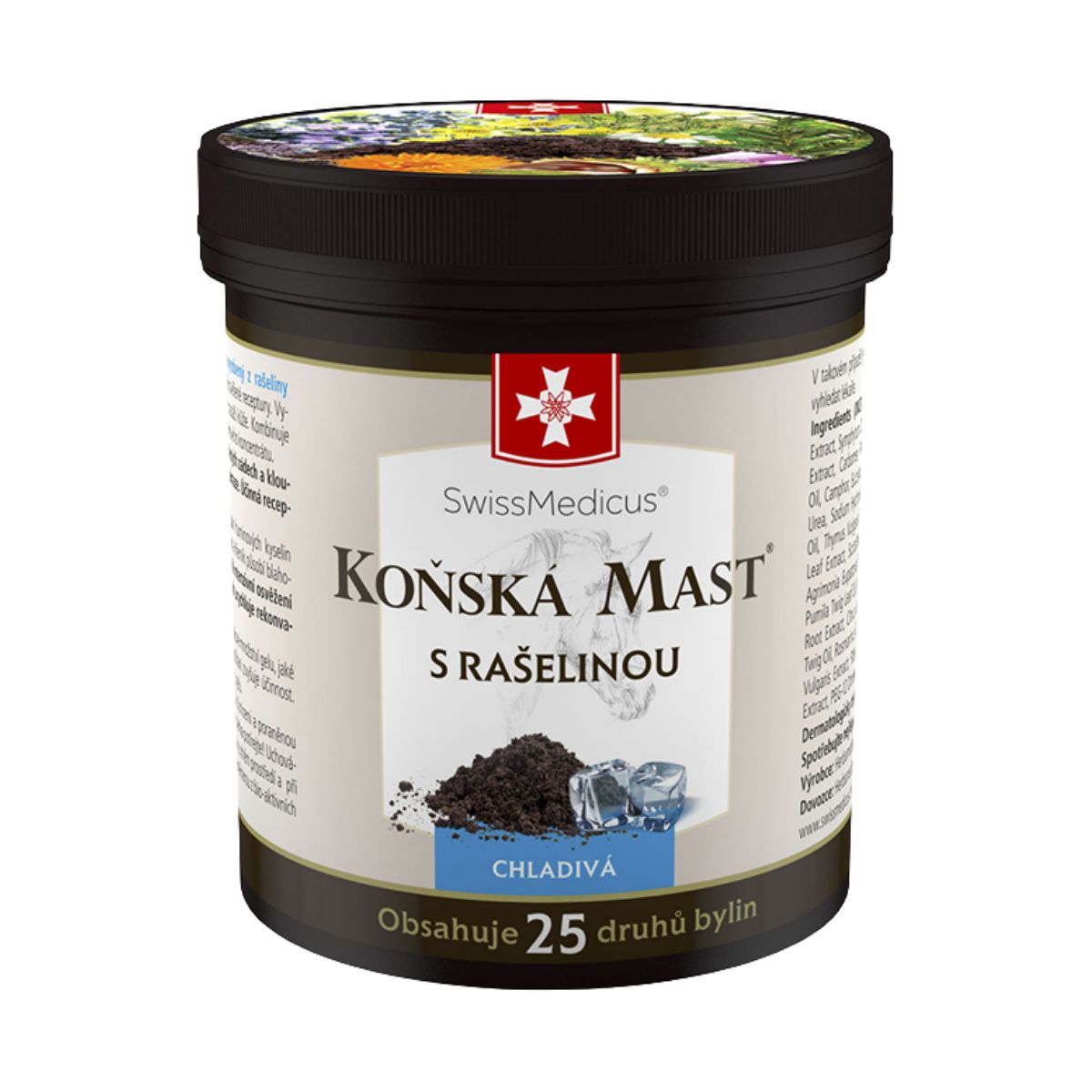 Konská masť chladivá s rašelinou - 250 ml - SwissMedicus