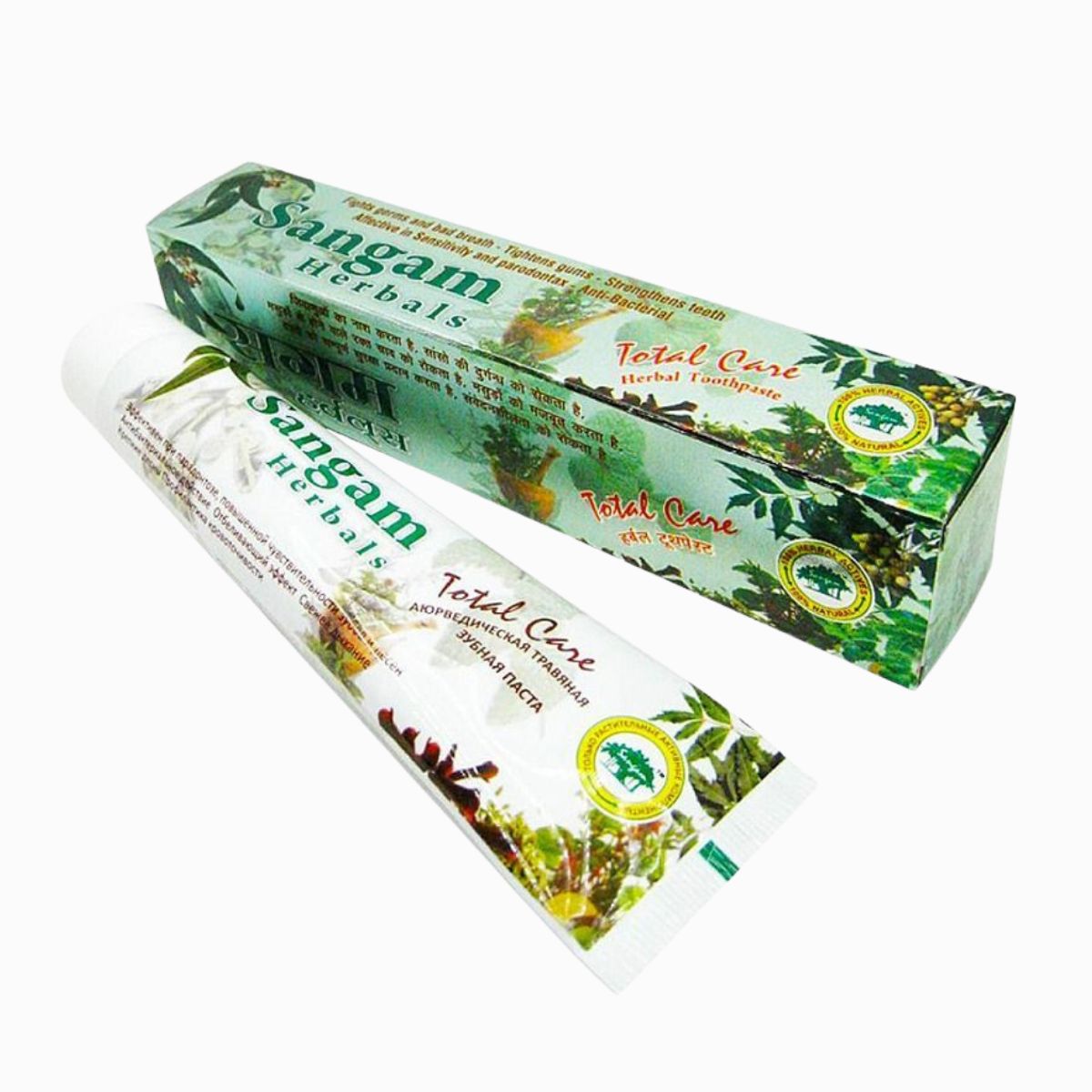 Ajurvédska bylinná zubná pasta - 100 g - Sangam Herbals
