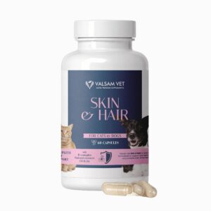 SKIN & HAIR - podpora zdravej kože a lesklej srsti pre psy a mačky 60 kapsúl - Valsam Vet