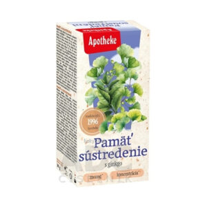 APOTHEKE PAMÄŤ A SÚSTREDENIE  s ginkgo