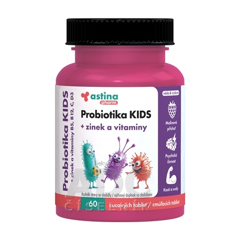 Astina Pharm Probiotika KIDS + zinok a vitamíny