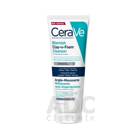CERAVE Čistiaci Clay-to-Foam krém