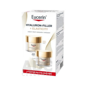 Eucerin HYALURON-FILLER +ELASTICITY Duopack denný krém SPF15 50ml + nočný krém 50ml