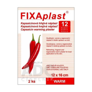 FIXAplast Kapsaicínová hrejivá náplasť WARM