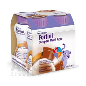 Fortini Compact Multi Fibre s príchuťou čokoláda-karamel 4x125ml