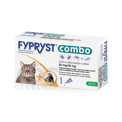 FYPRYST combo 50 mg/60 mg MAČKY A FRETKY 1x0