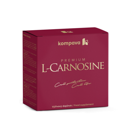 Kompava Premium L-Carnosine 375 mg/60 kps + darček