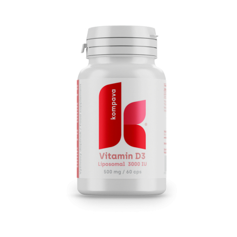 Kompava Vitamín D3 500 mg 60 kps