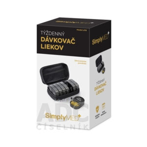 SimplyMED TÝŽDENNÝ DÁVKOVAČ LIEKOV cestovný 1ks