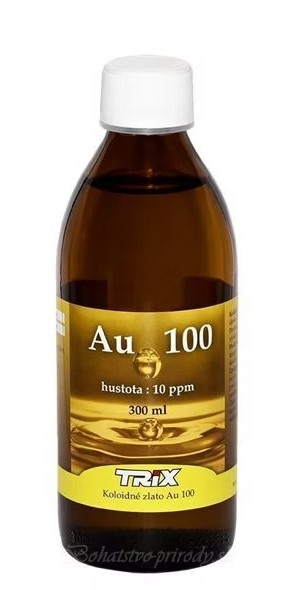 Výpredaj - Koloidné zlato Au100 300 ml 10 ppm