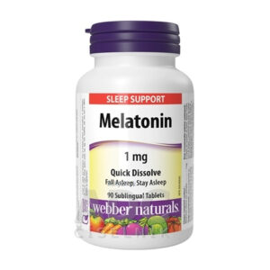 Webber Naturals Melatonin 1 mg
