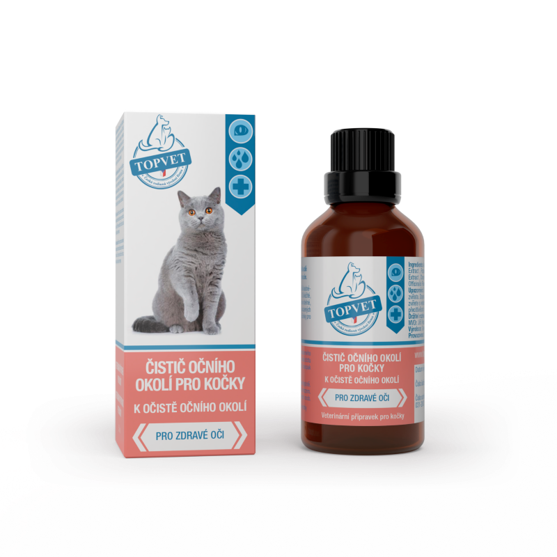 Čistič očného okolia pre mačky 50 ml – Green idea