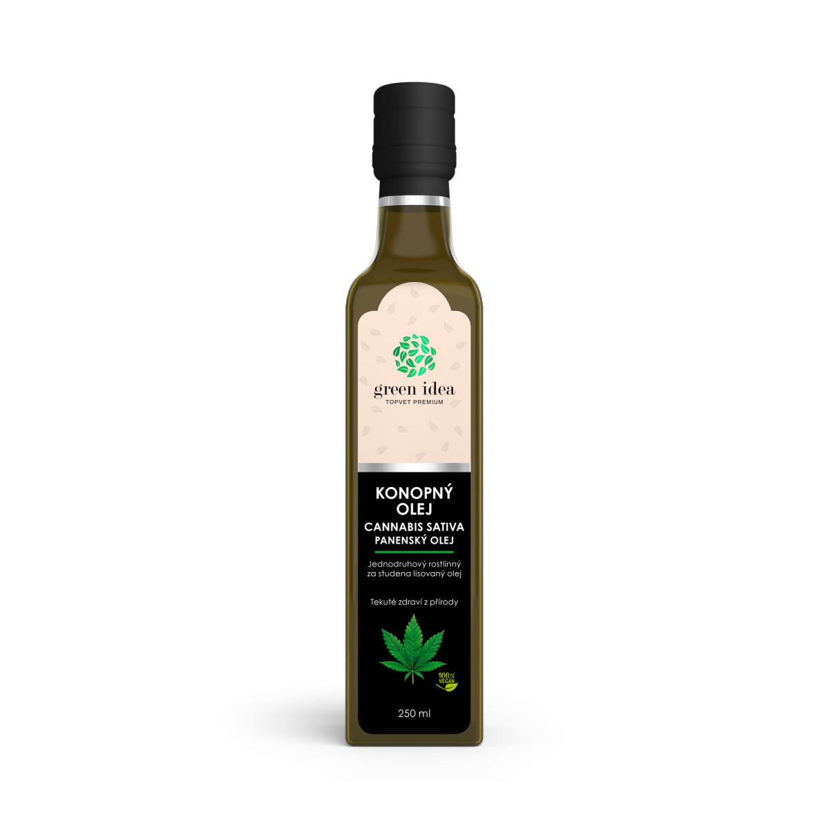 Konopný olej 250 ml – Green idea