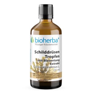 Kvapky na štítnu žľazu s extraktom morskej riasy  – tinktúra – 100 ml – Bioherba