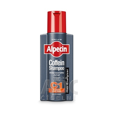 ALPECIN Hair Energizer Coffein Shampoo C1 kofeínový šampón proti vypadavaniu vlasov 1x250 ml