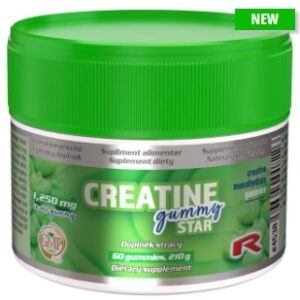 Creatine gummy star