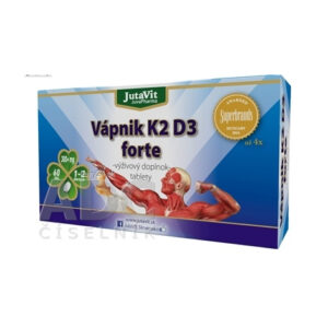JutaVit Vápnik K2 D3 forte 60 tbl