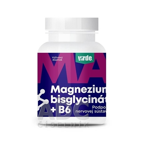 VIRDE Magnézium bisglycinát + B6 90 cps