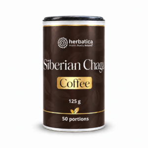 Sibírska čaga s prémiovou instantnou kávou arabica - 125g - Herbatica