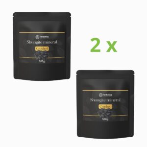 Zvýhodnený set: 2 x Minerál šungit drť - prírodný filter vody 500g - Herbatica