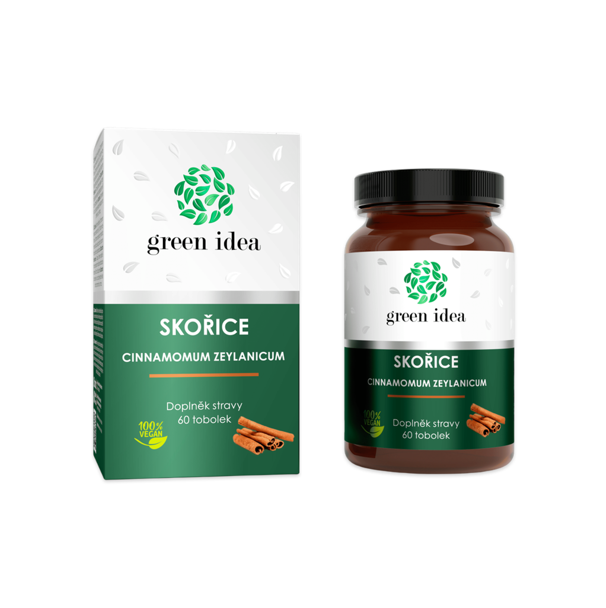 Škorica – 60 kapsúl – Green idea