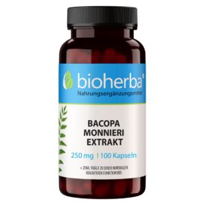 Bacopa extrakt 250 mg – 100 kapsúl – Bioherba