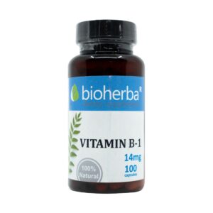 Vitamín B1 (Thiamín) 14 mg – 100 kapsúl – Bioherba