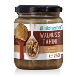 Tahini z vlašských orechov 100 % - 250 g - Bioherba