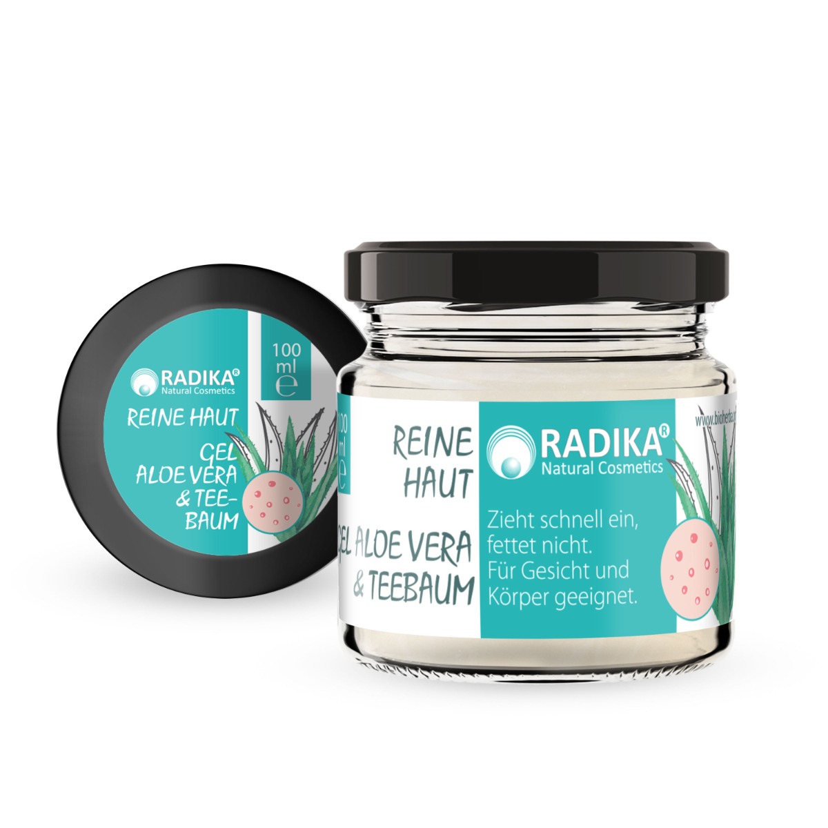 Gél Aloe Vera & tea tree - 100 ml - Bioherba