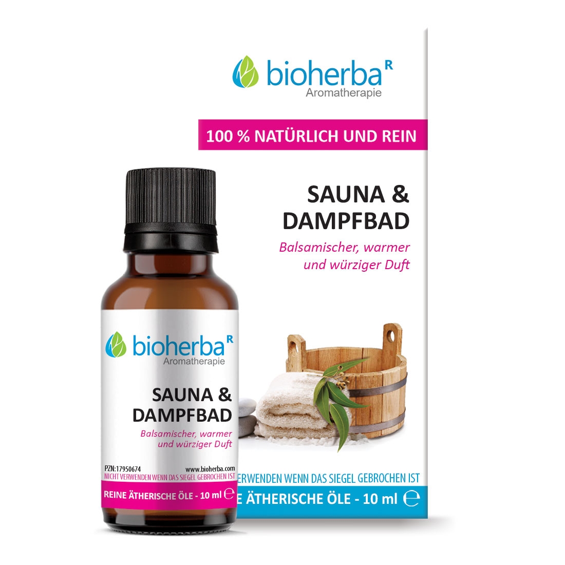 Vonná kompozícia Sauna & parný kúpeľ - 10 ml - Bioherba