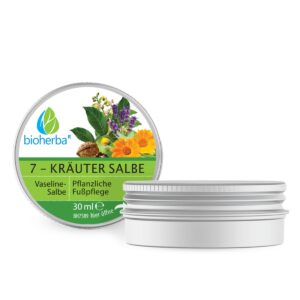 7-bylinná masť na nohy s pagaštanom a orechom - 30 ml - Bioherba