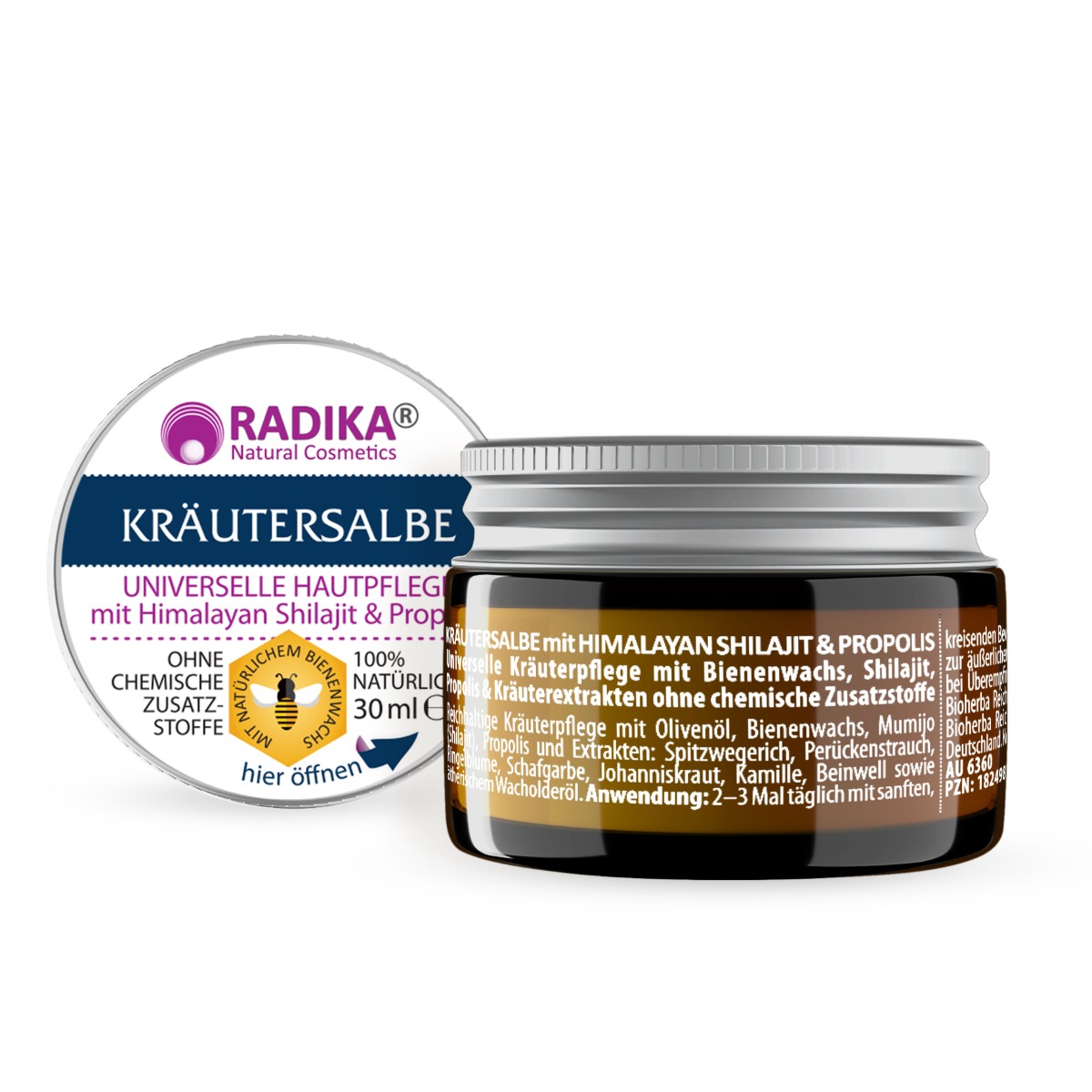 Bylinná masť s himalájskym Shilajitom a propolisom - 30 ml - Bioherba