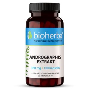 Andrographis extrakt 360 mg - 100 kapsúl - Bioherba