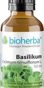Bazalka posvätná (tulsi) - tinktúra kvapky - 50 ml - Bioherba
