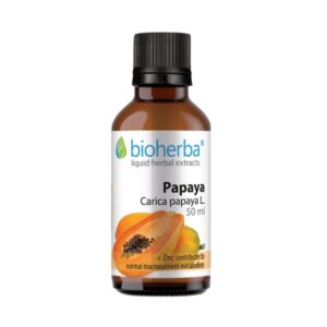 Papája - tinktúra kvapky - 50 ml - Bioherba