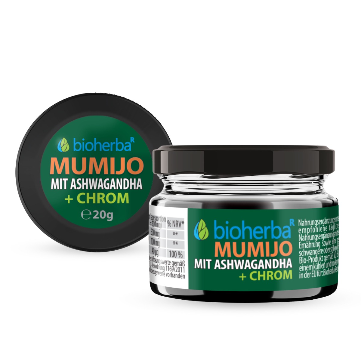 Mumio extrakt Shilajit s Ashwagandhou - 20 g - Bioherba