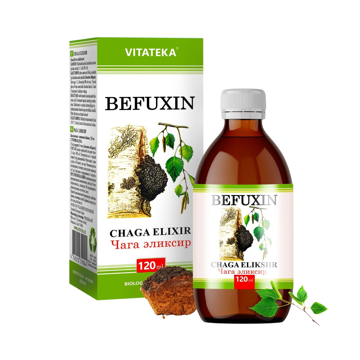 Befuxin - extrakt z čagy - 120 ml - Vitateka