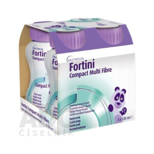 Fortini Compact Multi Fibre s neutrálnou príchuťou 4x125ml