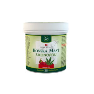 Konská masť s konopou hrejivá 250 ml