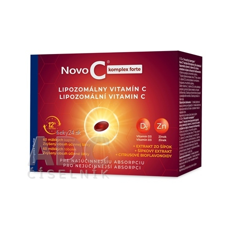 Novo C komplex forte LIPOZOMÁLNY VITAMÍN C 60cps